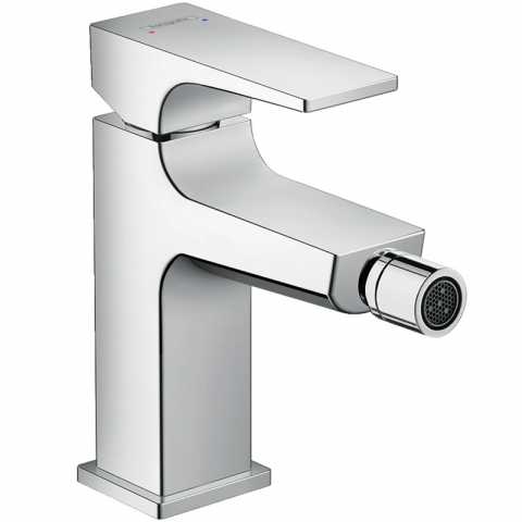 Baterii bideu - Baterie bideu cu ventil click-clack, Hansgrohe, Metropol, crom