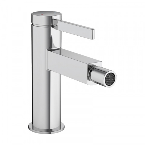 Baterii bideu - Baterie bideu, Hansgrohe, Finoris, cu ventil push-open, crom