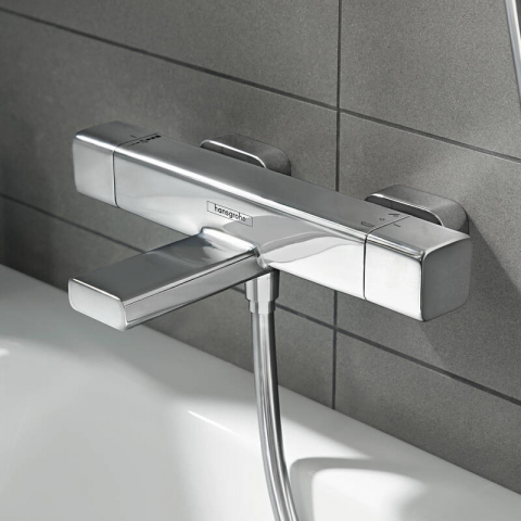 Baterie Cadă-Duș Hansgrohe Ecostat E Termostatată Crom [1]