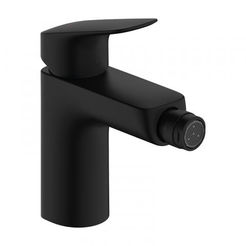 Baterii bideu - Baterie de bideu, Hansgrohe, Logis, cu ventil, negru mat