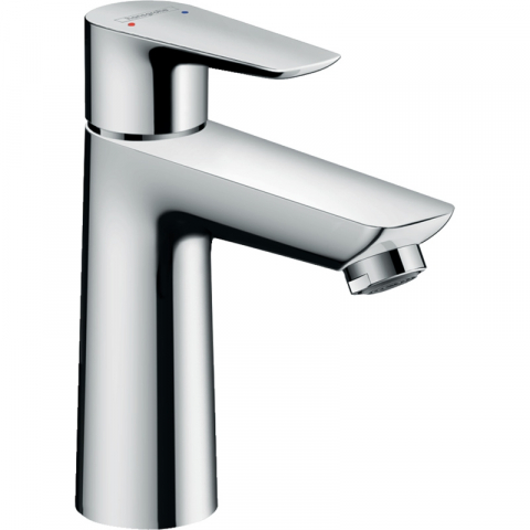 Baterii lavoar - Baterie de lavoar cu ventil, Hansgrohe, Talis E 110, Crom