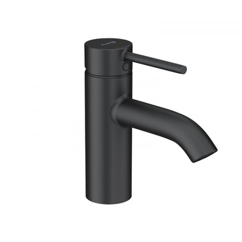 Sanitare - Baterie de lavoar, Kludi, Bozz, cu ventil push-open, negru mat