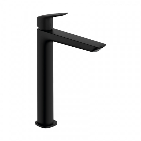 Baterii lavoar - Baterie înaltă pentru lavoar Hansgrohe, Logis 240 Fine, negru mat