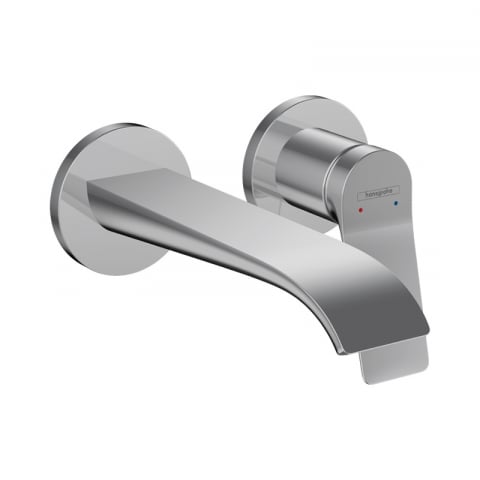 Baterii lavoar - Baterie lavoar cu montaj pe perete, Hansgrohe, Vivenis, cu pipa 19,2 cm, crom