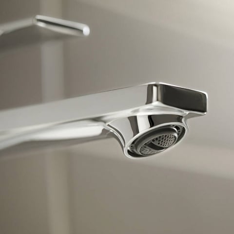 Baterie lavoar cu ventil, Hansgrohe, Rebris E 110, crom [2]