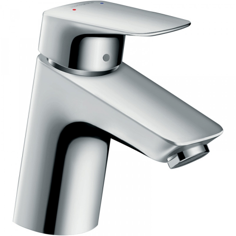 Baterii lavoar - Baterie lavoar cu ventil push-open, Hansgrohe, Logis 70, Crom