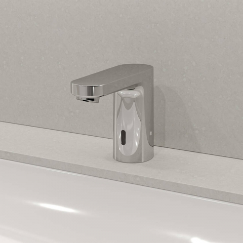 Baterie lavoar electronica, Hansgrohe, Vernis Blend, h100, cu ajustare temperatura, crom [1]