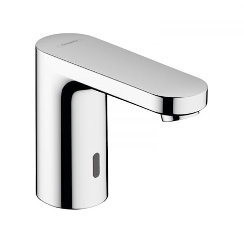 Baterii lavoar - Baterie lavoar electronica, Hansgrohe, Vernis Blend, h100, cu ajustare temperatura, crom