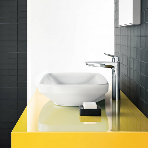Baterie lavoar fara ventil, Hansgrohe, Logis 190, Crom [2]
