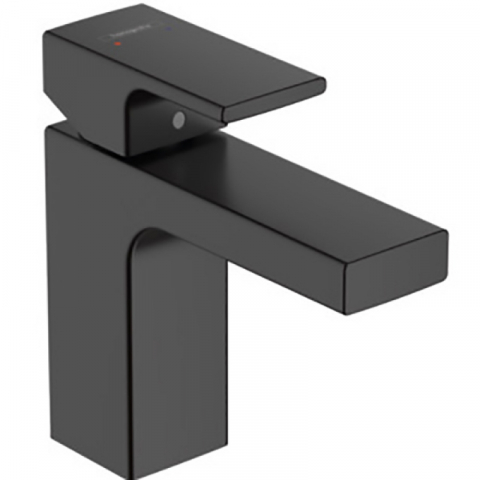 Baterii lavoar - Baterie lavoar, Hansgrohe, Vernis Shape 70, cu ventil, negru mat