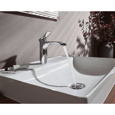 Baterie lavoar, Hansgrohe, Vivenis 110, cu ventil, crom [1]