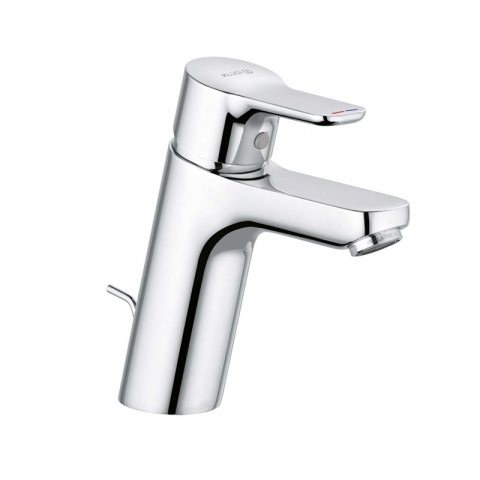 Sanitare - Baterie lavoar Kludi, Pure & Easy, cu ventil metalic, H = 10 cm, crom