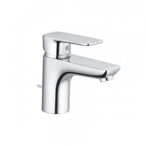Sanitare - Baterie lavoar Kludi, Pure & Style, H = 7.5 cm, cu ventil metalic,, crom