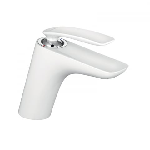 Sanitare - Baterie pentru lavoar, Kludi, Balance, fără ventil, alb mat