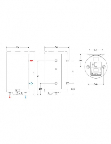 boiler Tank-in-Tank ACV Comfort-E 210 otel inoxidabil eficient incalzire apa [1]