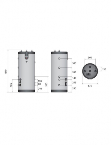 boiler Tank-in-Tank ACV SLME 300 otel inoxidabil serpentina eficienta incalzire apa [1]