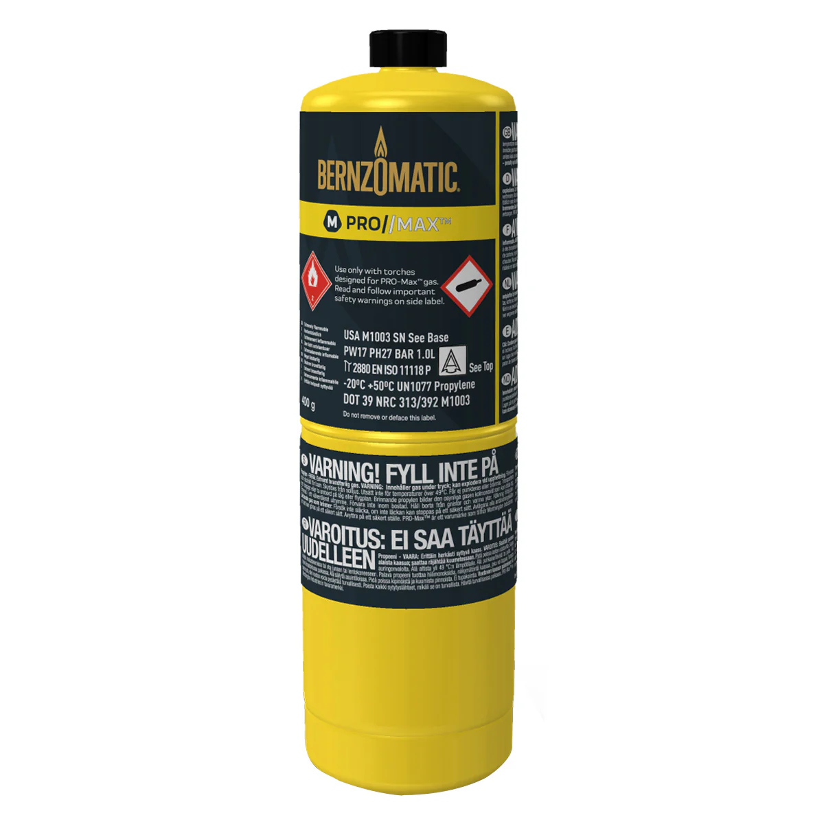Consumabile - Butelie gaz BERNZOMATIC cu ventil PRO/MAX de 400 gr