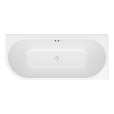 Cazi de baie pe colt - Cada asimetrica, Kolpasan, Dream-SP-L, cu montaj pe stanga, 180 x 80 cm, alb