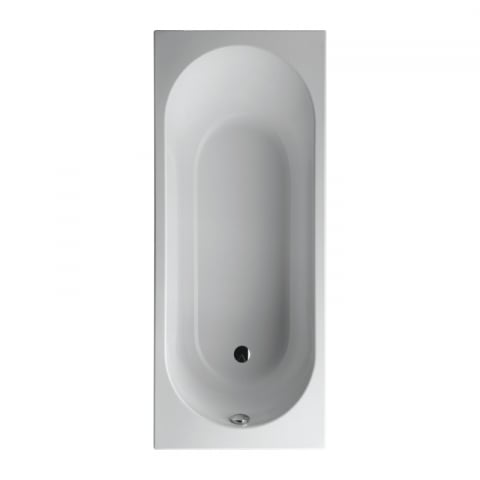 Cazi de baie inzidite - Cadă dreptunghiulară Villeroy & Boch, O.Novo Solo, pentru înzidire, 170 x 75 cm, alb alpin