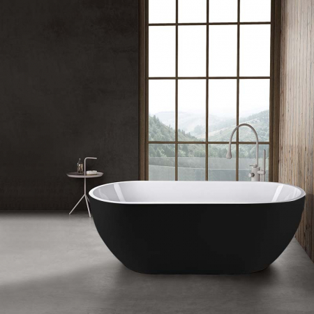 Cazi freestanding - Cada freestanding, Florida, Aura Black 170x75, negru