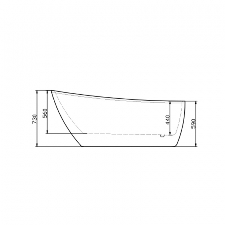 Cada freestanding Florida Natasha - Design modern cu instalație completă [2]