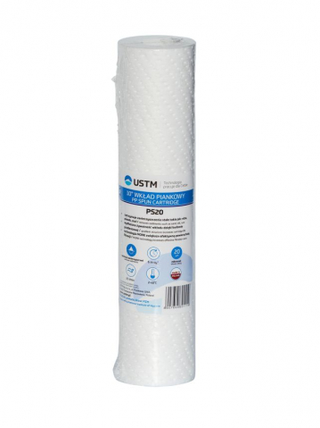 Sanitare - Cartuș impurități 10” USTM 20 microni – Protecție împotriva impurităților fine