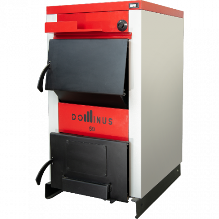 Centrale termice pe lemn - Cazan din otel, pe combustibil solid, 35 kw, cu serpentina de racire, Dominus