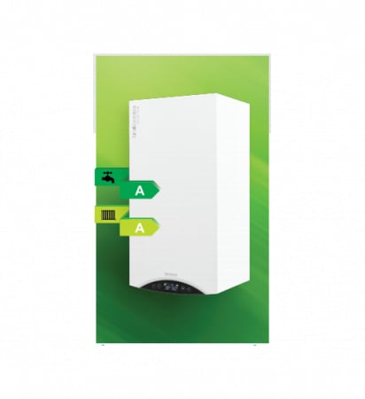 Centrale termice pe gaz - Centrala termica in condensare Termet Silver Plus 35 kW, AT+ACM, Kit evacuare inclus