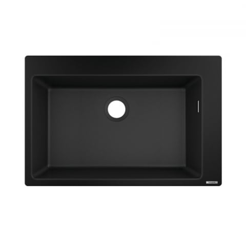 Chiuvete bucatarie - Chiuvetă bucătărie Hansgrohe, S510-F660 SilicaTec, 77 cm, negru grafit
