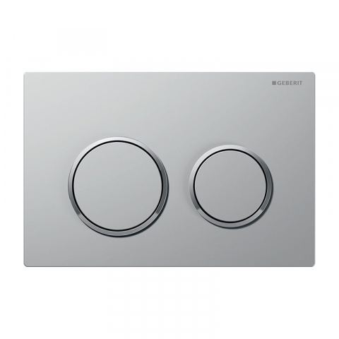 Rezervoare WC - Clapetă Geberit Omega20 Easy to Clean Crom Mat – Design Modern și Ușor de Întreținut