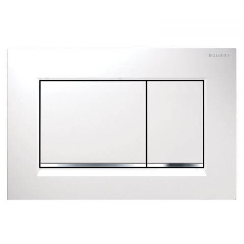 Clapete de actionare - Clapetă Geberit Sigma30 Alb