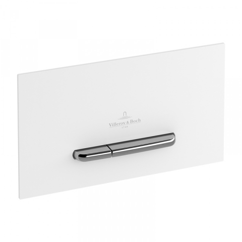 Rezervoare WC - Clapetă Villeroy & Boch ViConnect Alb Crom cu Acționare Dublă