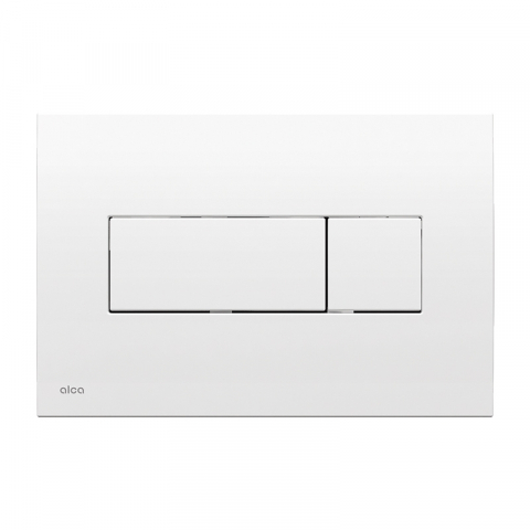 Rezervoare WC - Clapetă de Acționare Alcadrain Basic M370 Alb Lucios