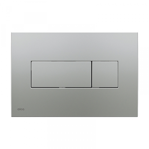 Rezervoare WC - Clapetă Alcadrain Basic M372 Crom Mat cu Două Volume