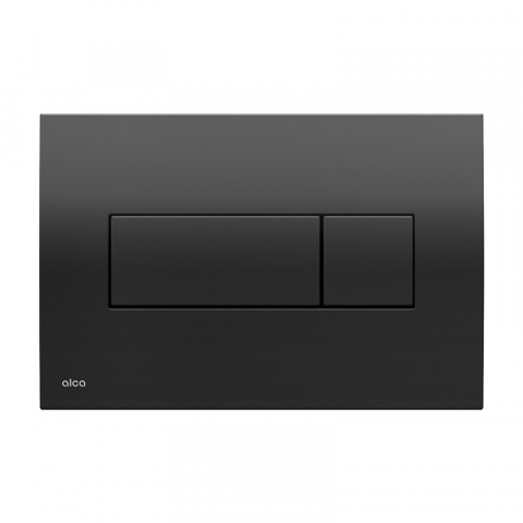 Rezervoare WC - Clapeta de actionare, Alcadrain, Basic, M378, cu doua volume, negru lucios