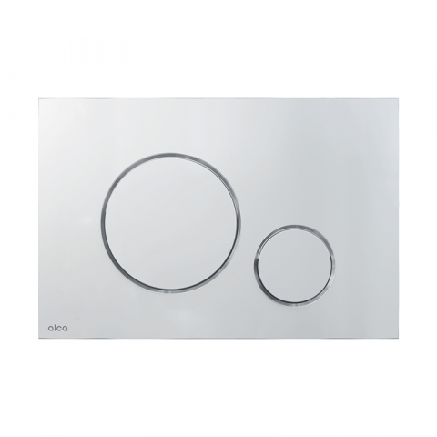 Rezervoare WC - Clapeta de actionare, alcadrain, Thin, cu doua volume, crom mat