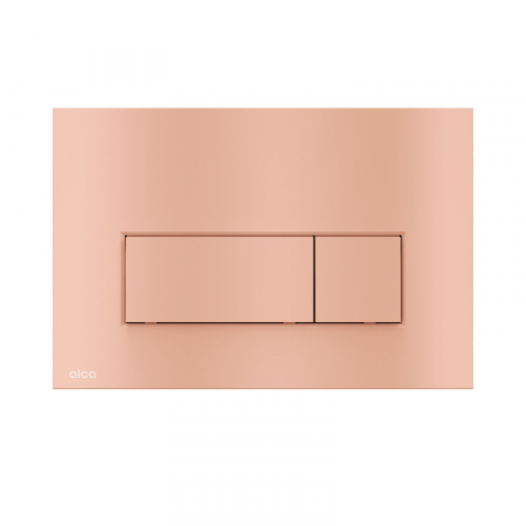 Rezervoare WC - Clapetă Alcadrain Thin Dublă Comandă Red Gold Mat