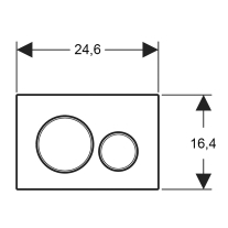 Clapetă Geberit Sigma20 Oțel Inoxidabil Crom Slefuit – Eleganță și Performanță [1]