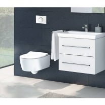 Clapeta Villeroy & Boch ViConnect, acționare dublă, alb [3]