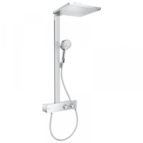 Coloane de dus - Coloană de duș cu termostat Hansgrohe Raindance E300 crom