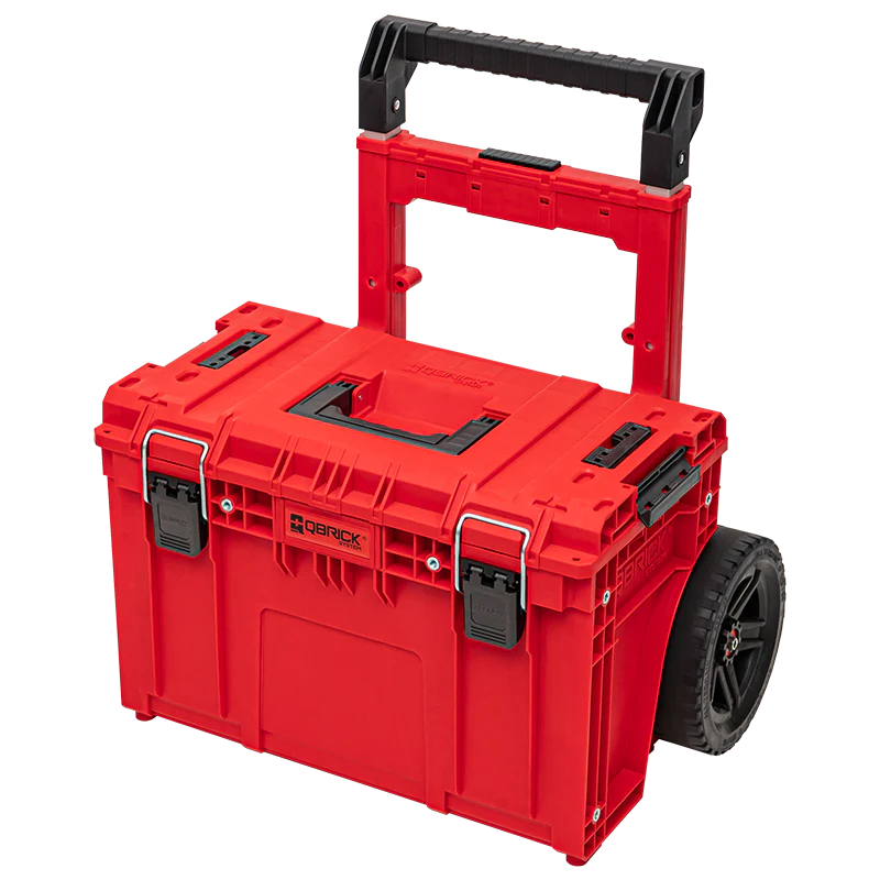 Unelte Instalatori - Cutie pentru scule cu roti Qbrick PRIME Cart RED