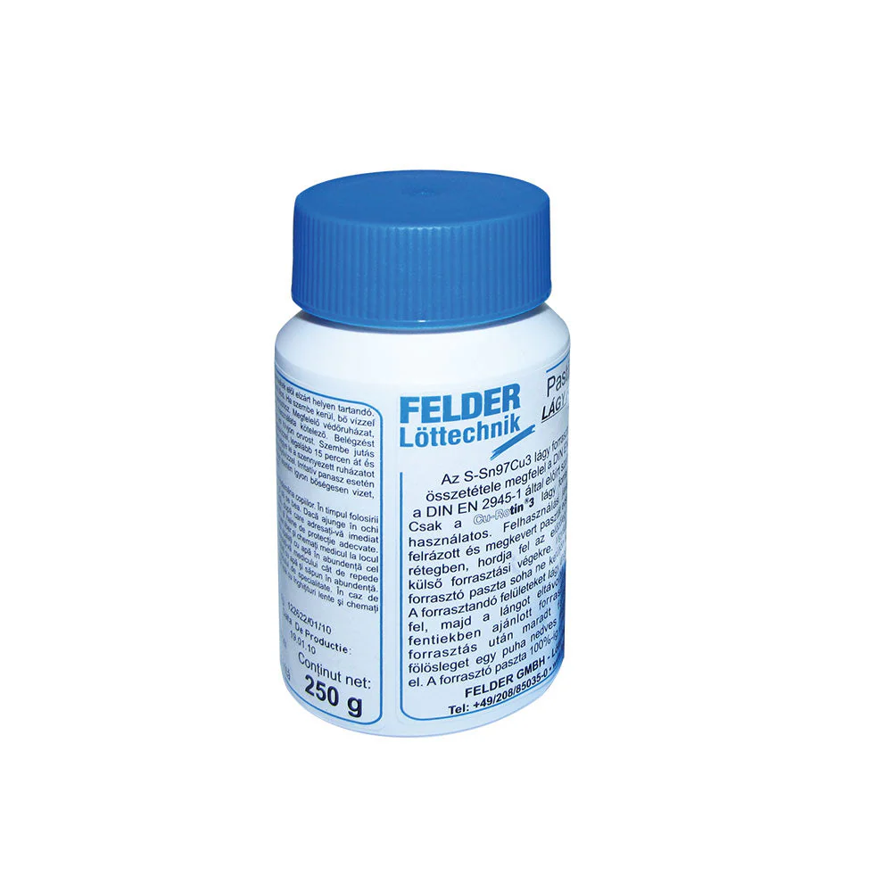 Consumabile - Pasta pentru lipirea tevilor de cupru 250 g, Felder CU-ROFIX 3 S-SN97CU3