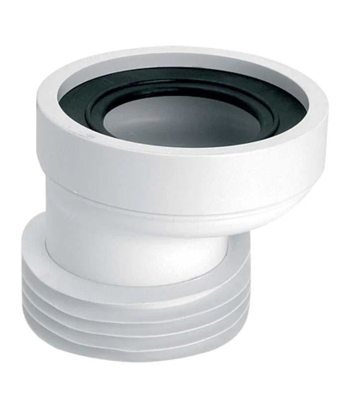 Racord WC - Racord WC excentric McALPINE Ø100 mm / DN100 (Ø110 mm), L=120 mm
