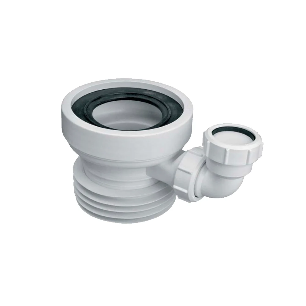 Racord WC - Racord WC McALPINE DN100 cu conectare suplimentara-Ø 100mm + DN100, L110 mm