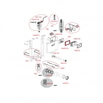 Rezervor incastrat Alcaplast, Renovmodul, slim, pentru montare in zidarie, pentru vas wc suspendat [2]