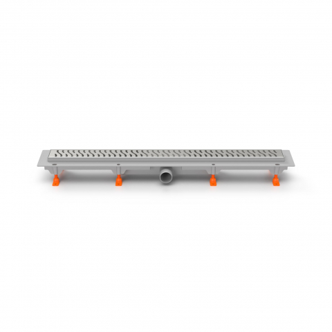 Rigole de dus - Rigola de Interior cu Grătar Inox HARMONY Mat – Design Elegant și Scurgere Eficientă