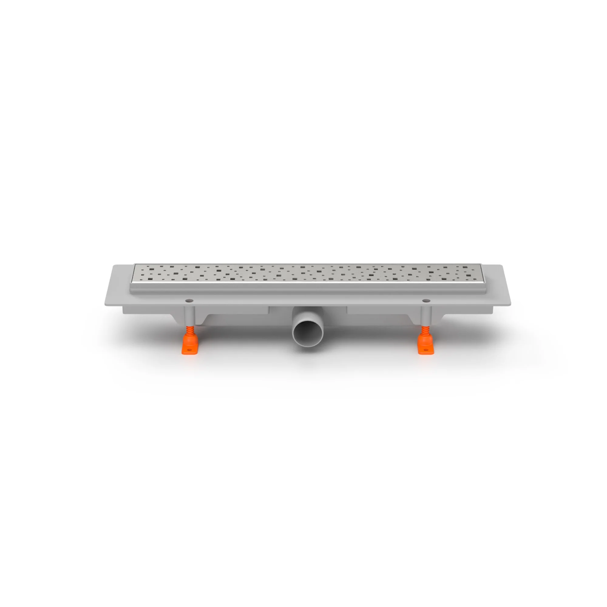 Rigole de dus - Rigola de Interior cu Grătar Inox SQUARE Mat – Scurgere Modernă și Design Elegant