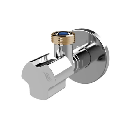 Robinet coltar - Robinet colțar DURO ART cu filtru, alamă CW617N, pentru apă potabilă , 1/2 x 1/2