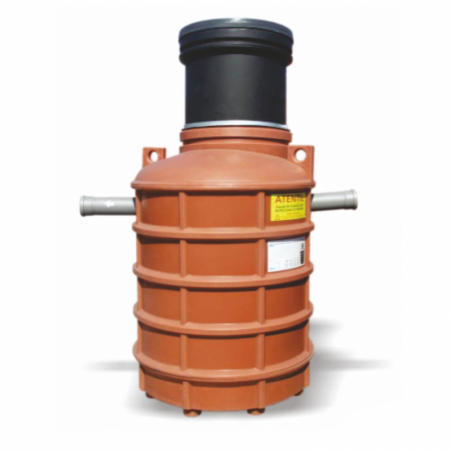 Fose septice/Separatoare - SEPARATOR GRASIMI NECAROSABIL <aquaClean> V-PEHD SUBTERAN NG2 CIL.VERTICAL