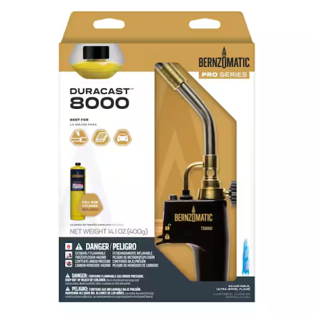 Consumabile - Set de lipire Bernzomatic (arzator cu piezo+ butelie PRO/MAX) TS8000ZKC in display carton